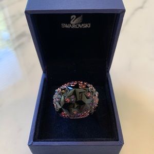 Swarovski crystal galaxy star ring